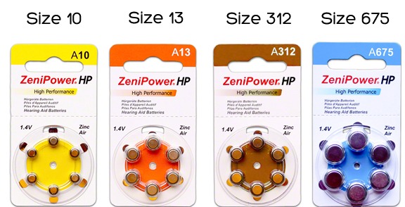 ZeniPower Hearing Aid Batteries