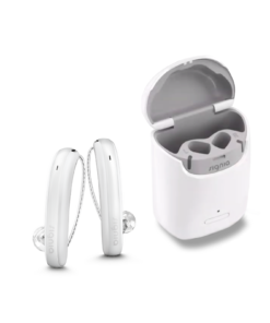 Signia Styletto X Pair With Charger - White