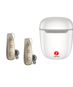 Signia Pure Charge&Go MaX 5 Quad-Processor AI Hearing Aids (Pair) with Portable Charging Case