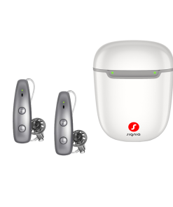 Signia Pure Charge&Go MaX 7 Quad-Processor AI Hearing Aids (Pair) with Portable Charging Case